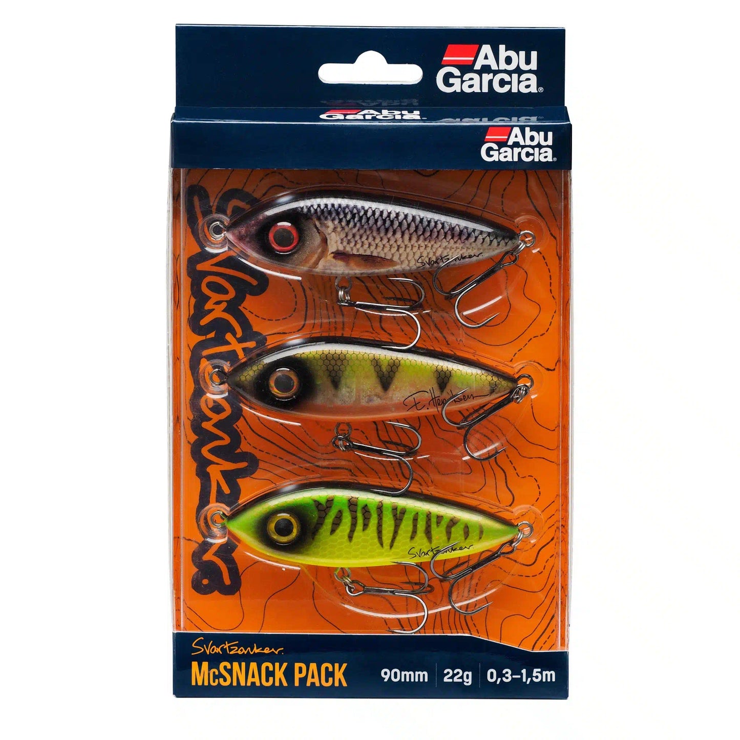Abu Garcia Svartzonker McSnack 9cm 22g 3-Pack
