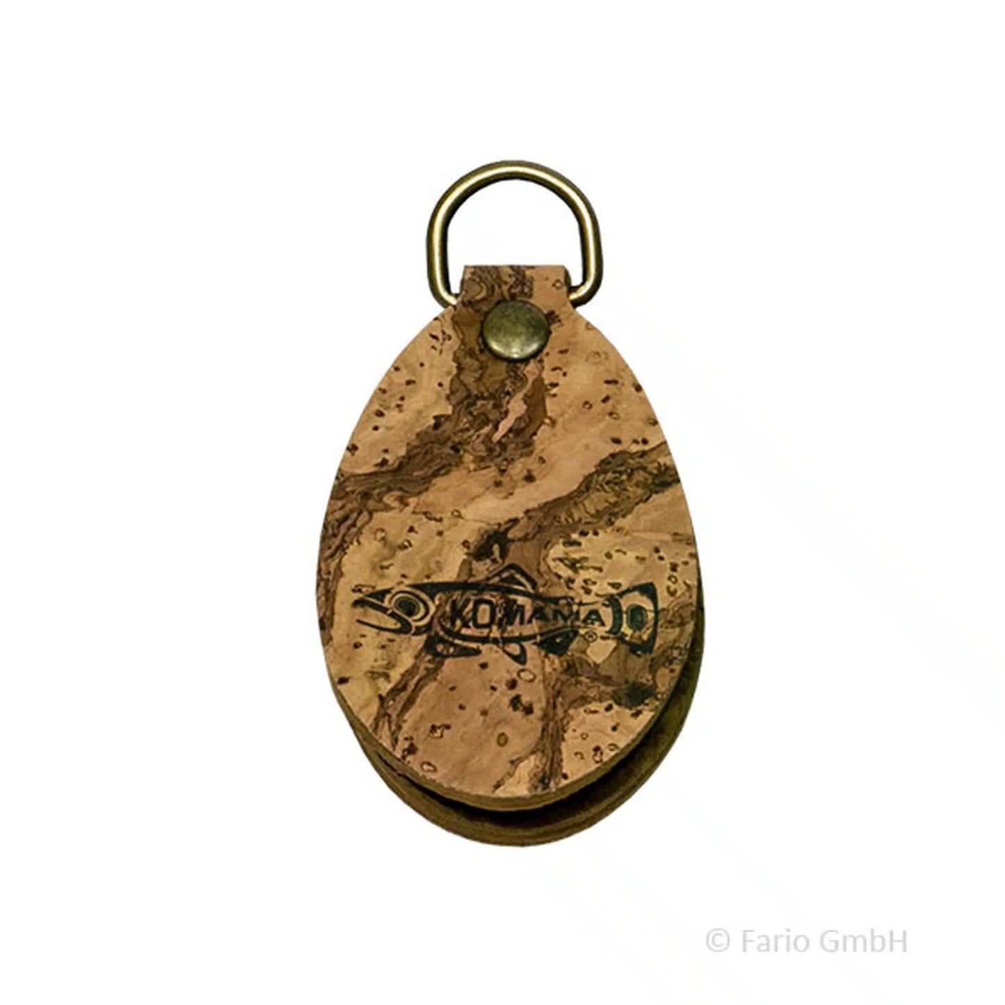 Amadou Oval Kork Natur (Imitat)