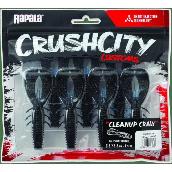 Rapala CrushCity Cleanup Craw - 8.8cm / 3.5in