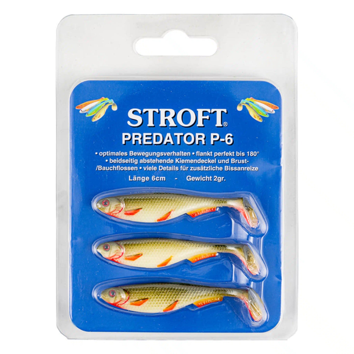 STROFT Predator 6cm - 3er Pack