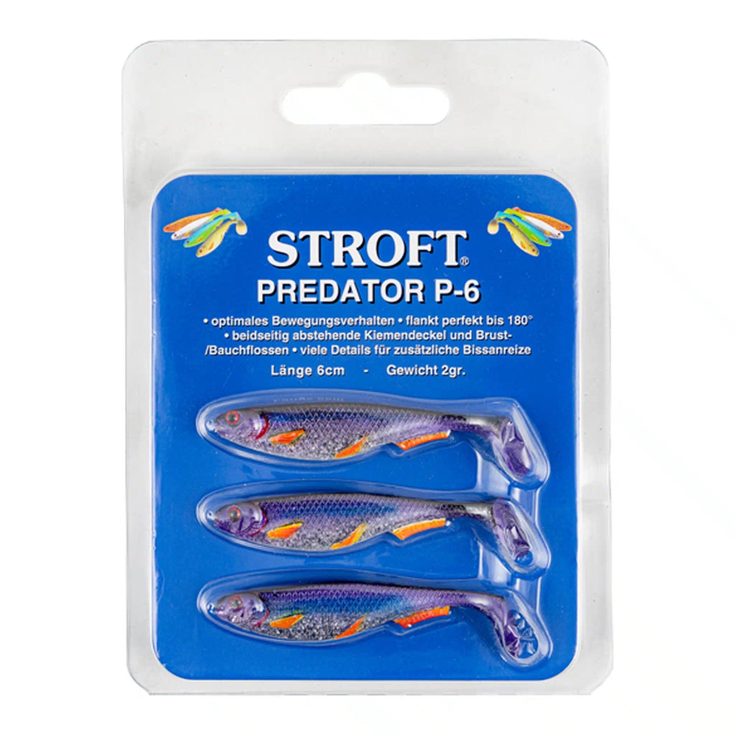 STROFT Predator 6cm - 3er Pack
