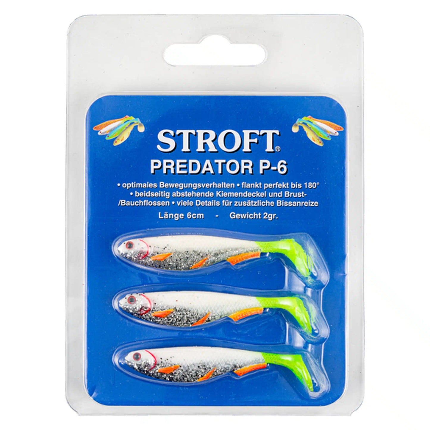 STROFT Predator 6cm - 3er Pack