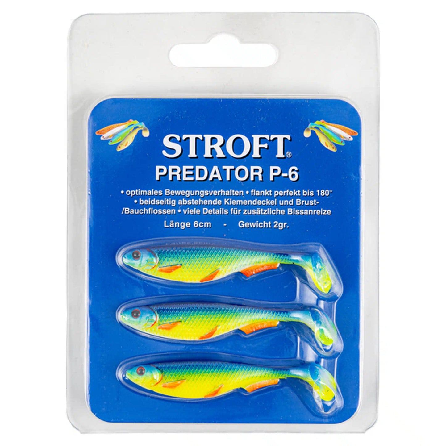 STROFT Predator 6cm - 3er Pack