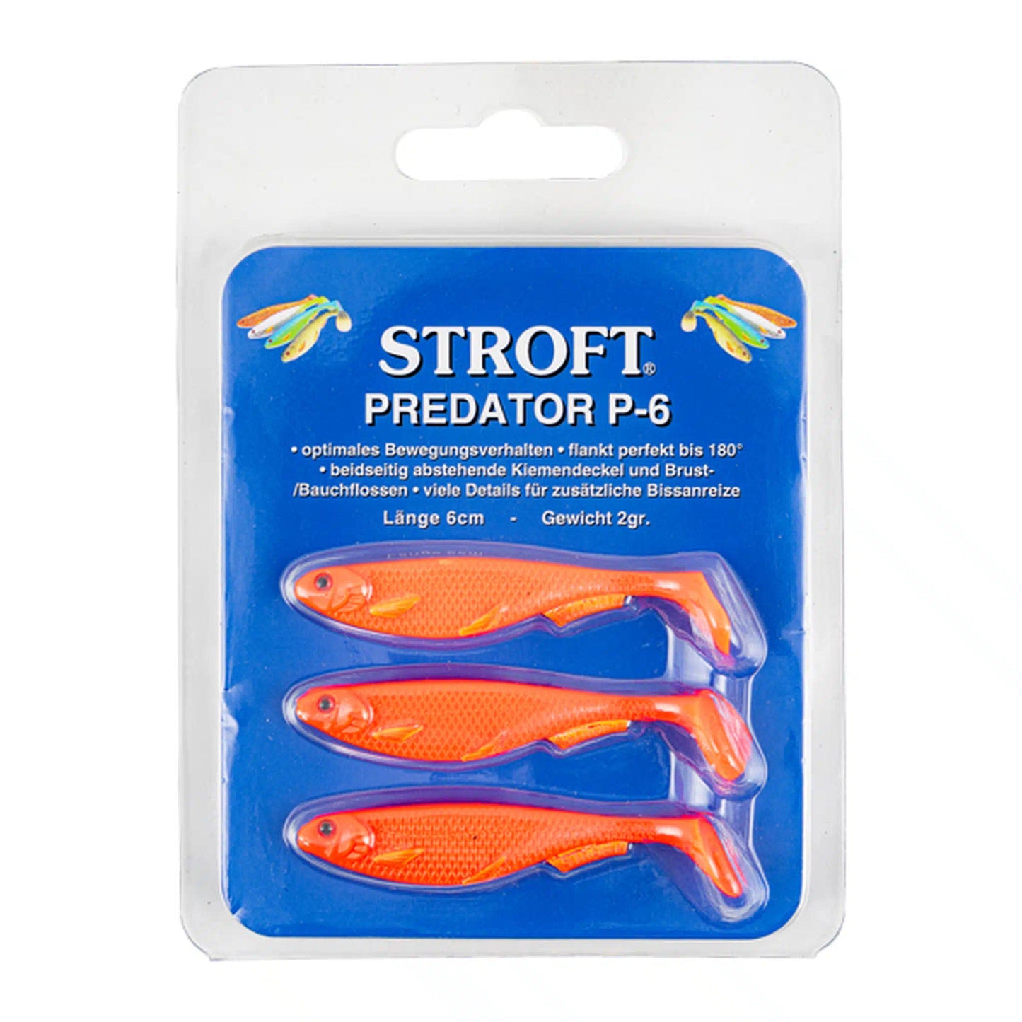 STROFT Predator 6cm - 3er Pack
