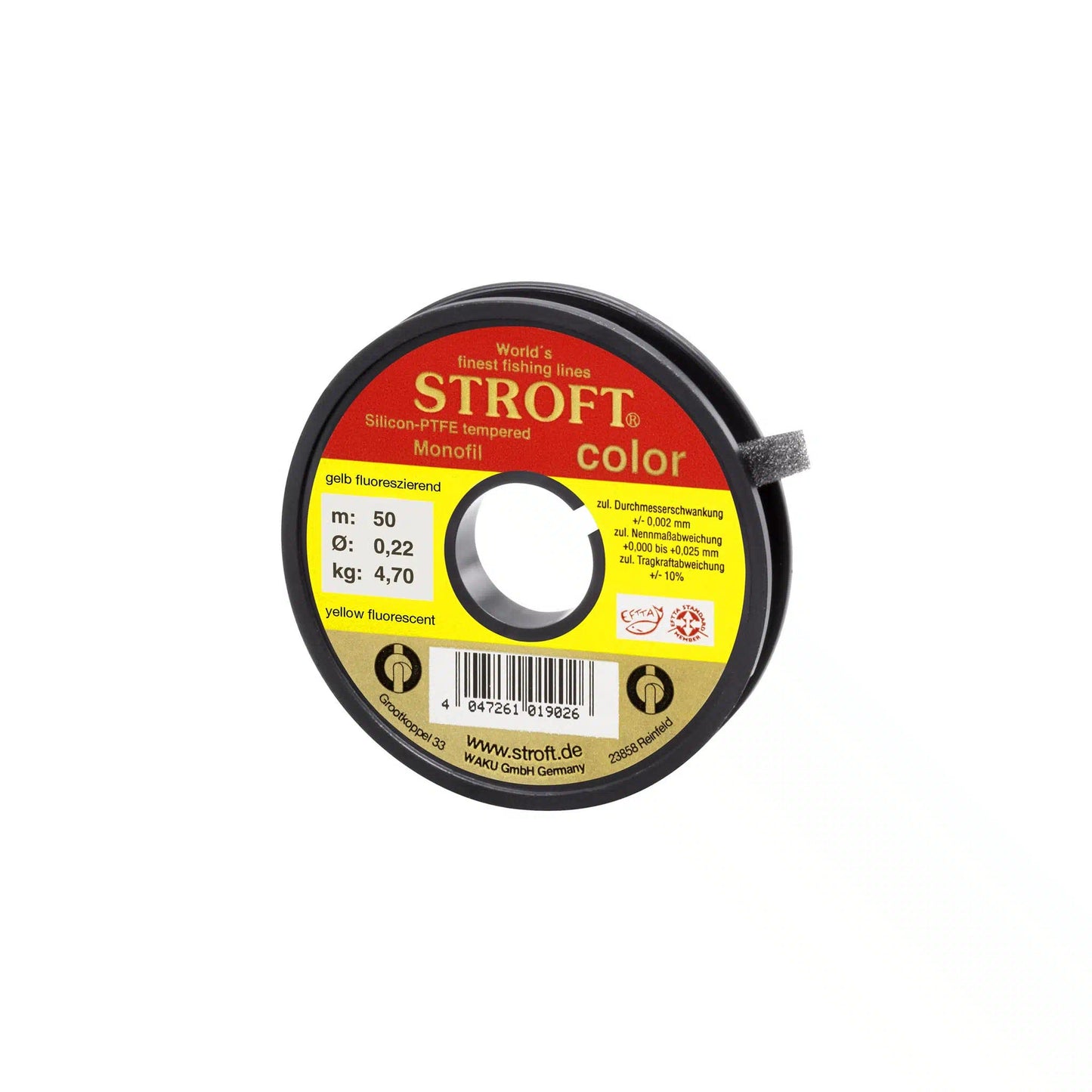 Stroft color gelb fluoreszierend 50m