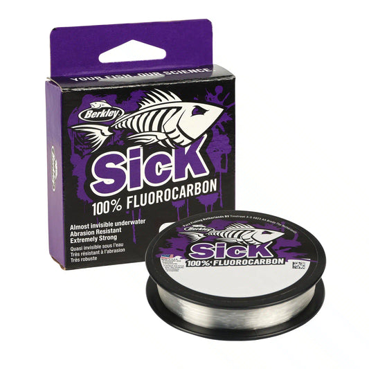 Berkley Sick Fluorocarbon Leader Clear 50m
