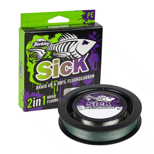 Berkley Sick Two in One Moos Green & Clear 150m-50m