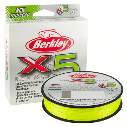 Berkley x5 Braid Flame Green 150m