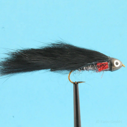 Streamer Conehead Zonker Goldkopf Schwarz #8
