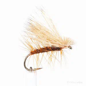 Buck Caddis braun barbed