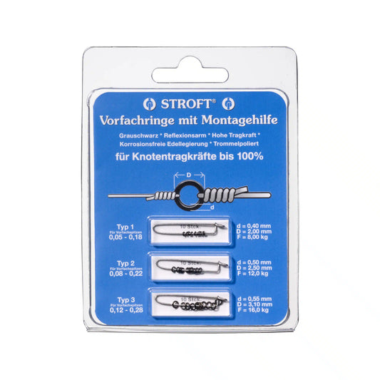 Stroft Vorfachringe 3er-Pack