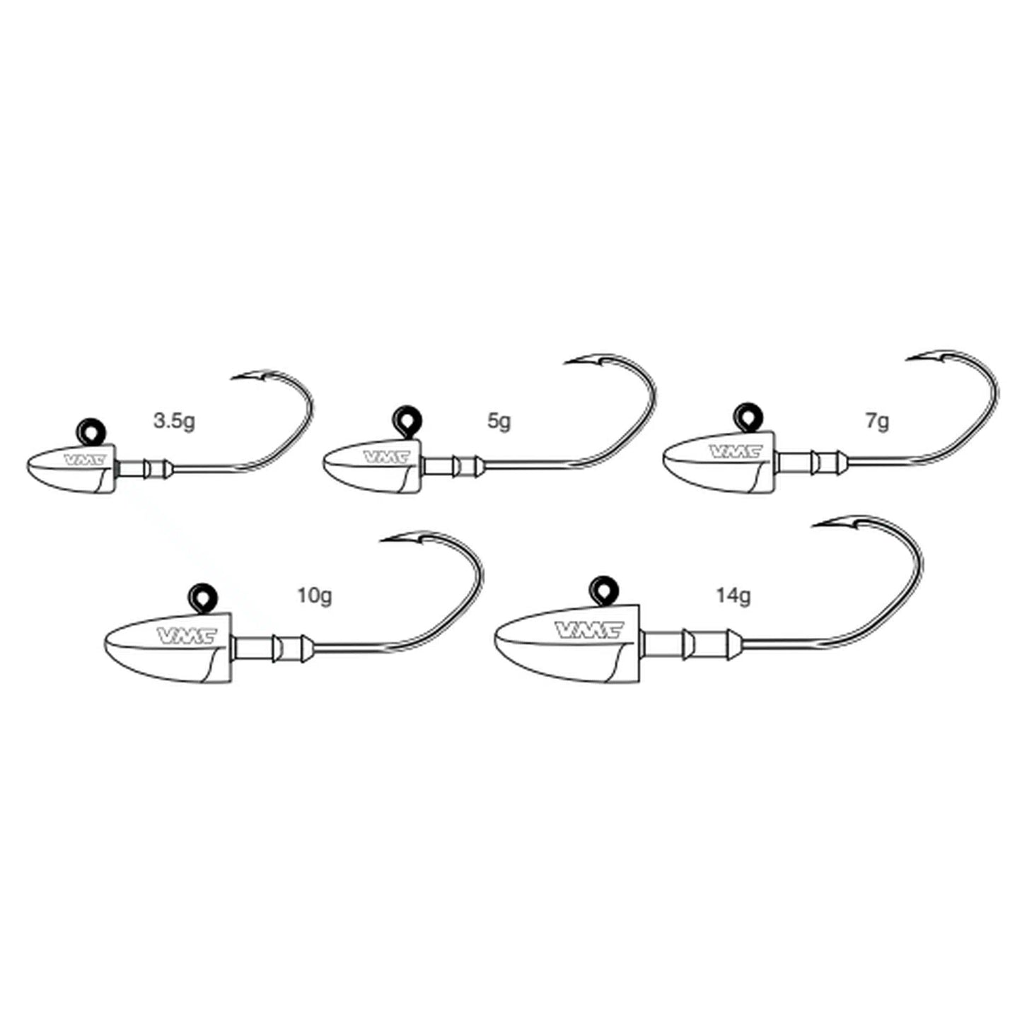 VMC Dart Jig 7155 - 3er Pack